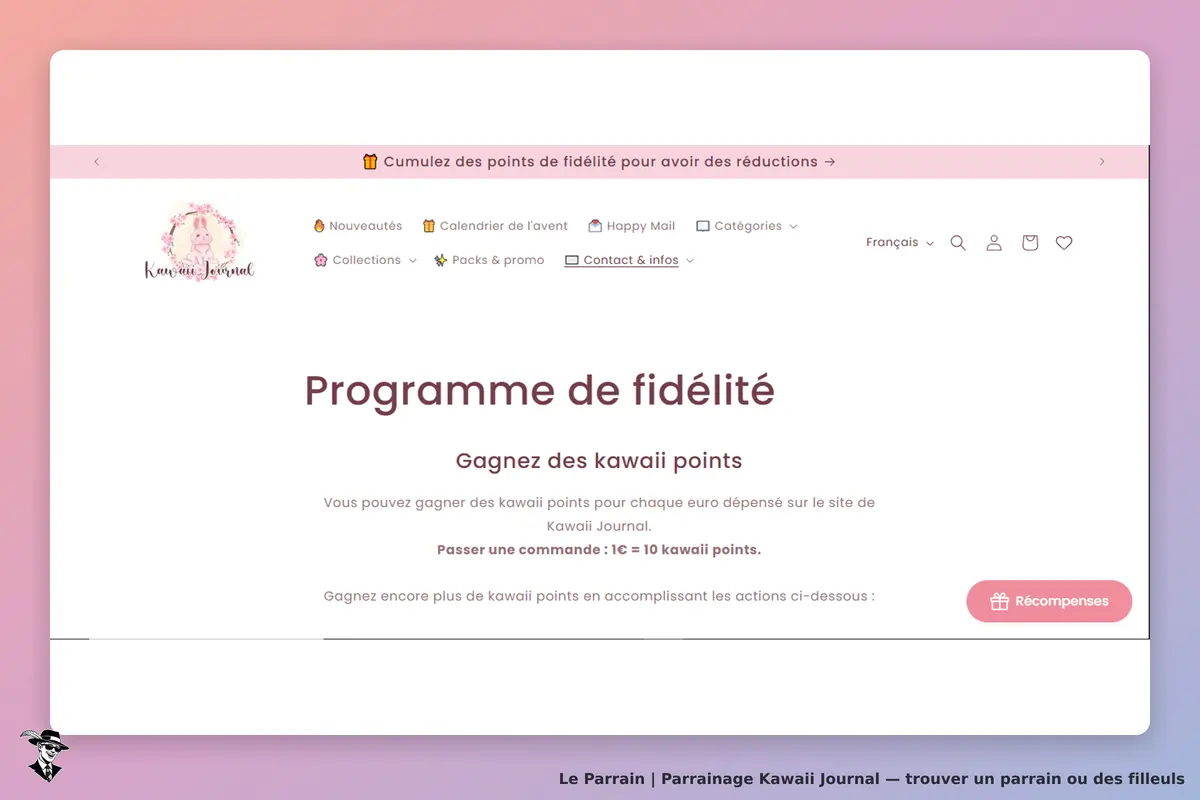 Programme de fidelite