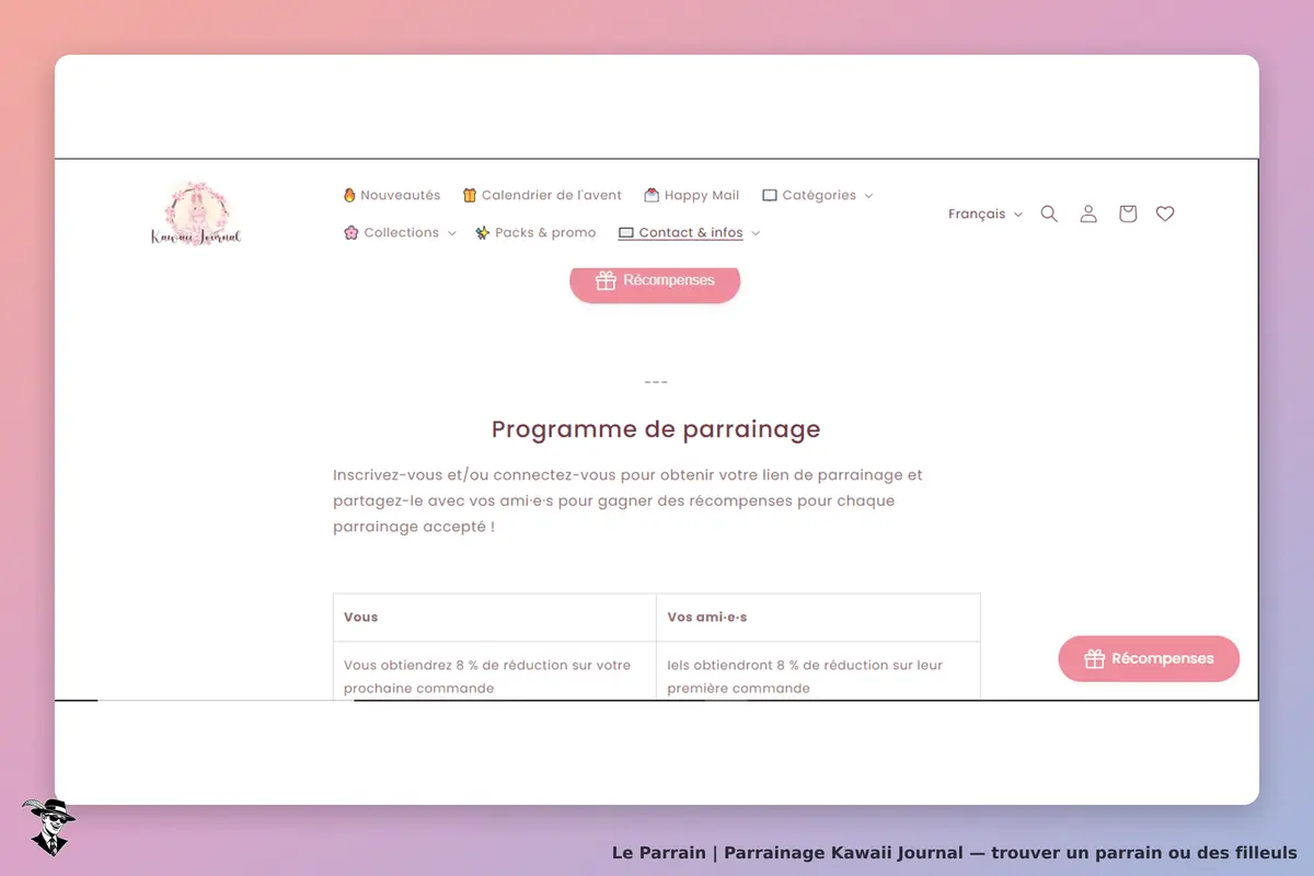 Programme de parrainage