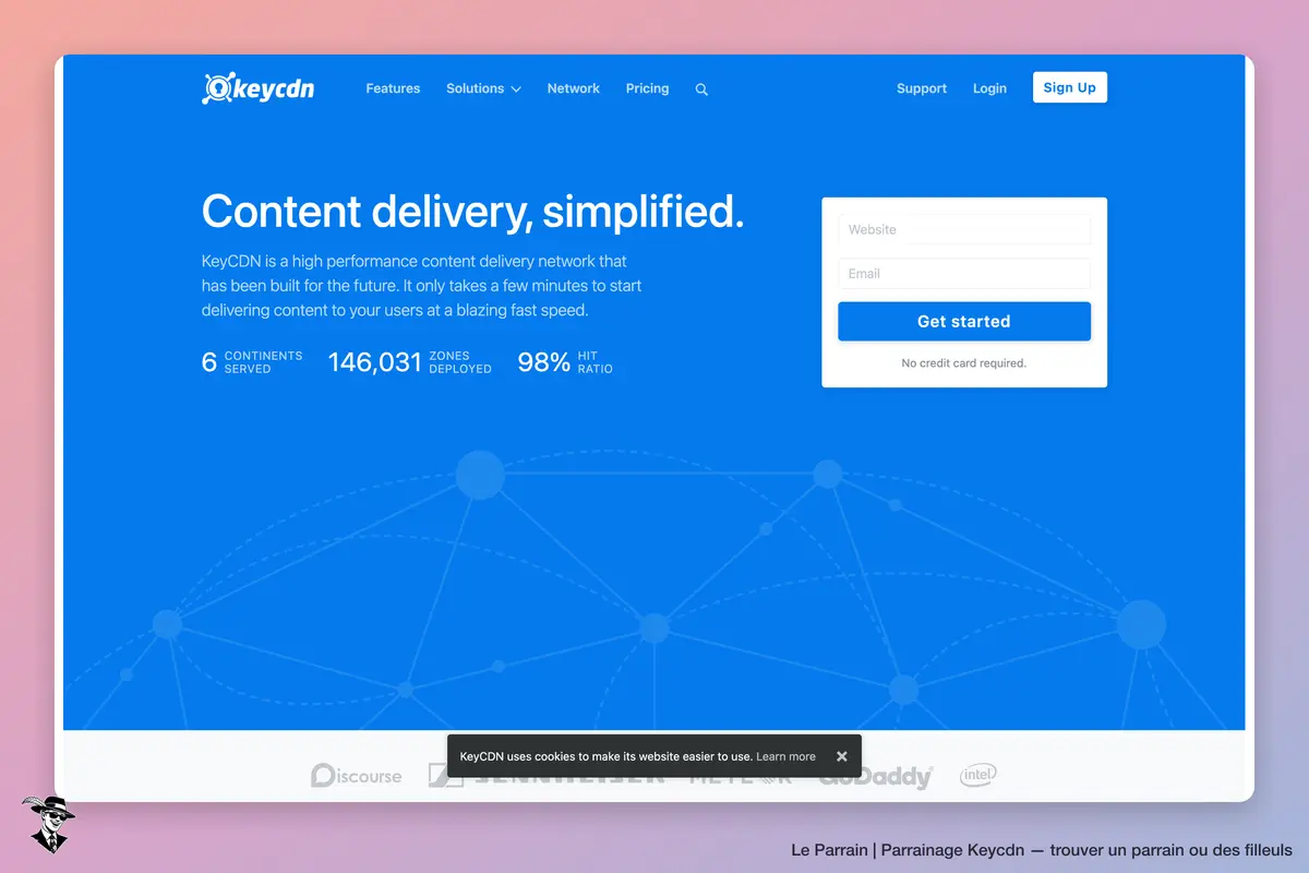 Capture d'écran de Keycdn