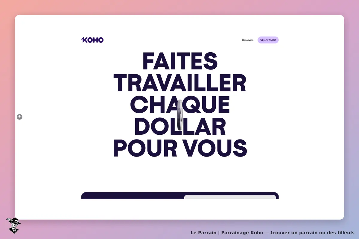 Page d'accueil du site