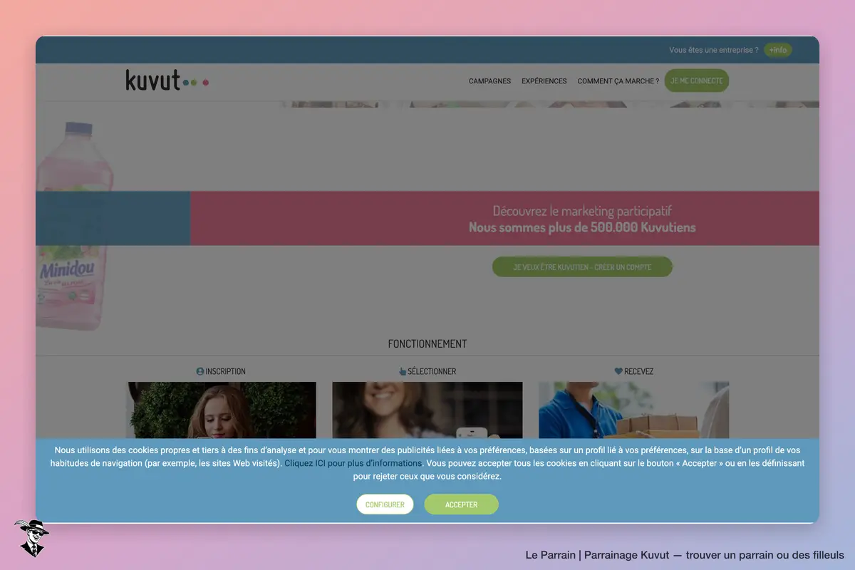 Page d'accueil de Kuvut