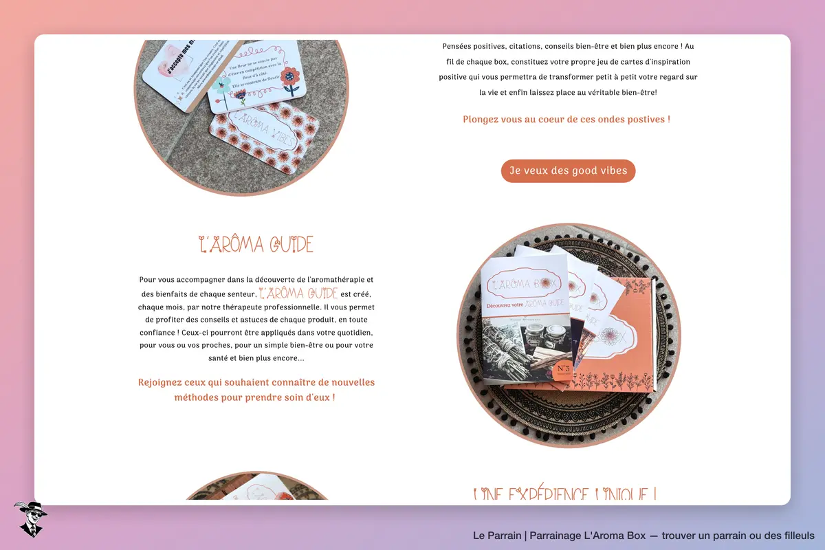 Capture d'écran de L'Aroma Box