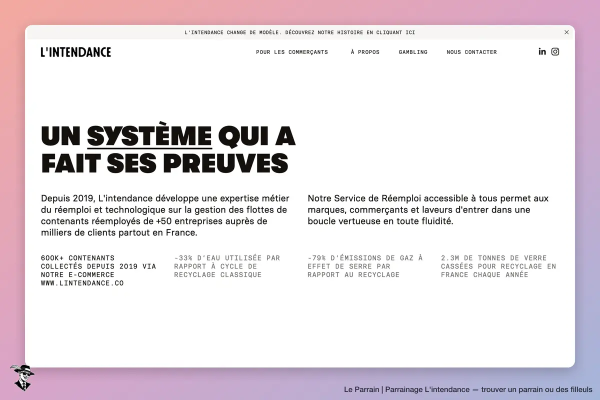 Capture d'écran de L'intendance