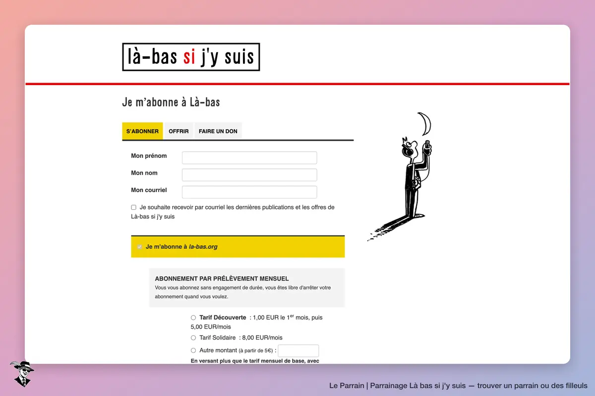 Capture d'écran de Là bas si j'y suis