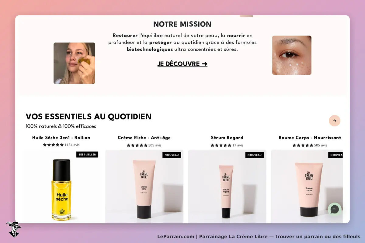 La Crème Libre : présentation de la mission et produits essentiels au quotidien