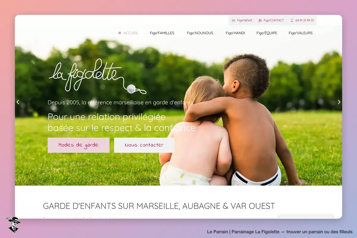 Page d'accueil de La Figolette