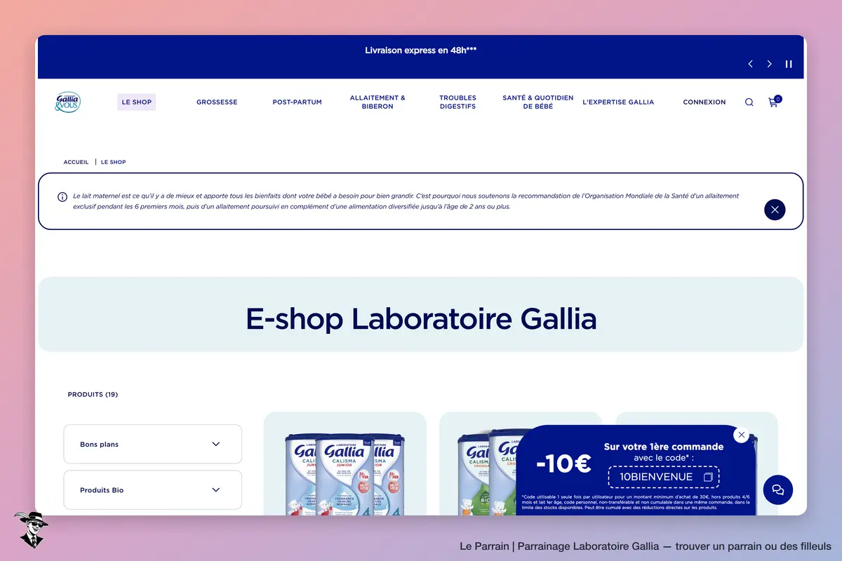 Page catégorie de Laboratoire Gallia