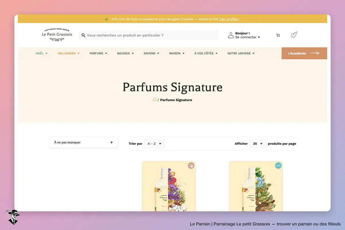 Page catégorie de Le petit Grassois