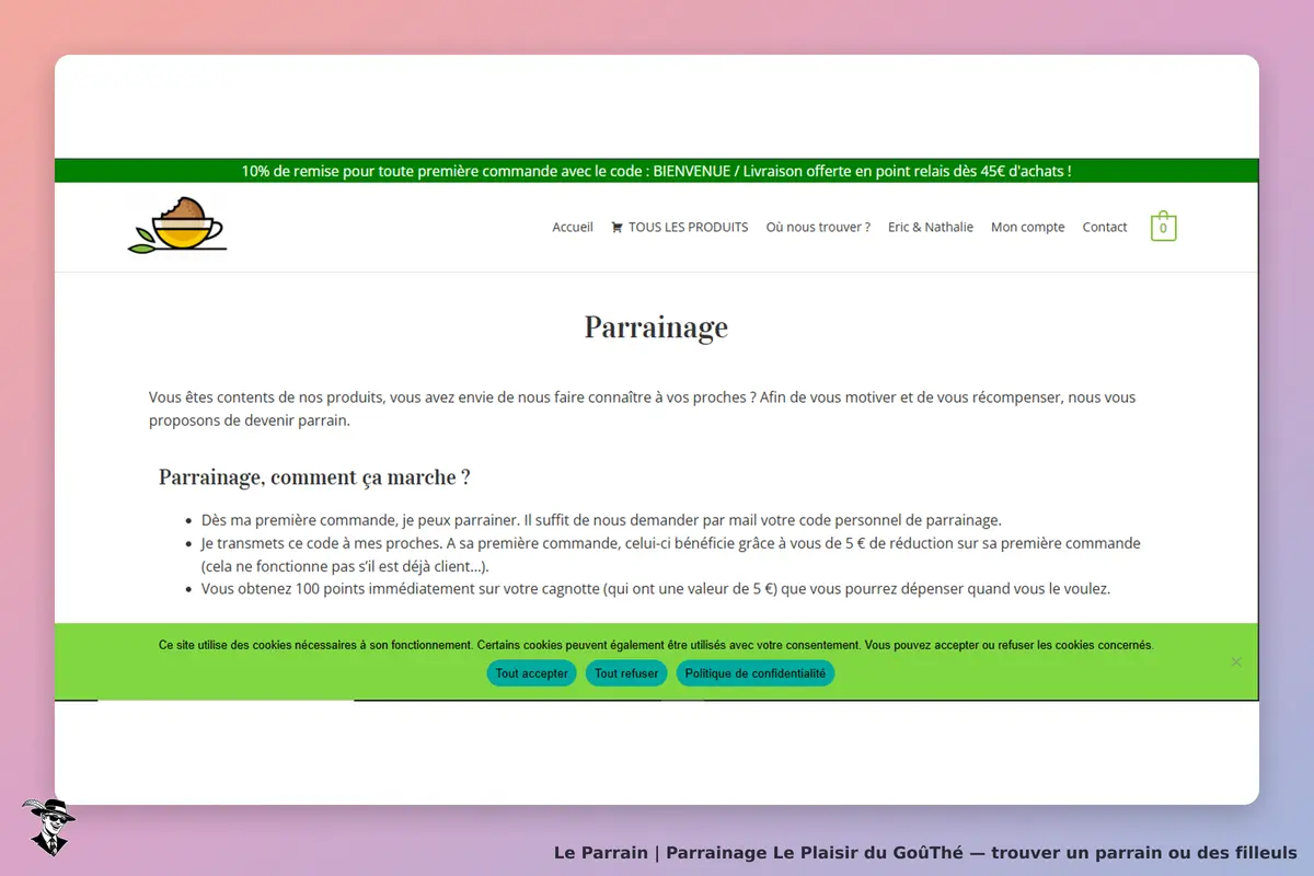condition parrainage