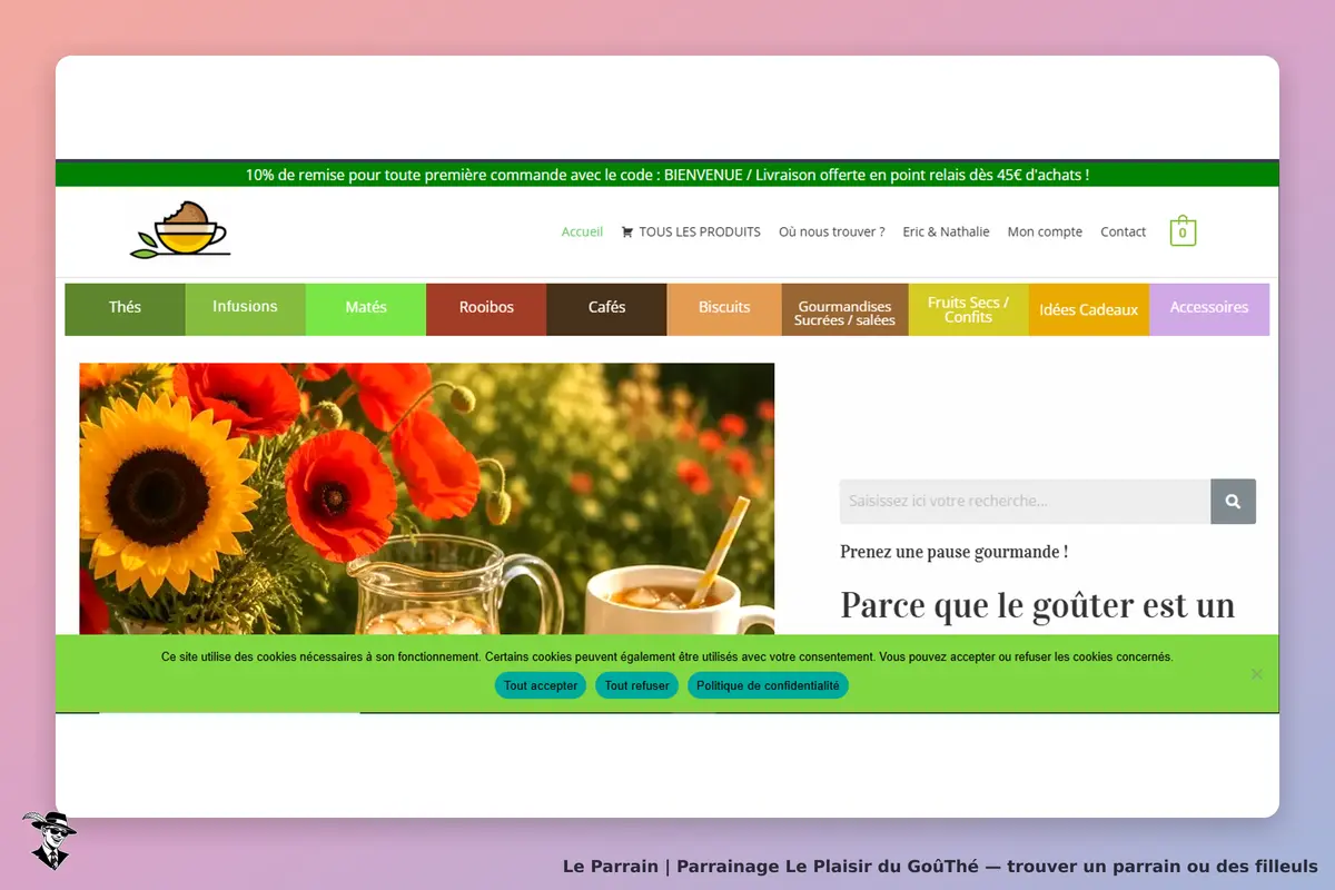 page oficiel