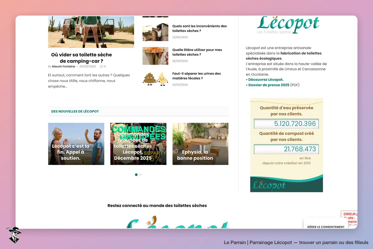 Capture d'écran de Lécopot
