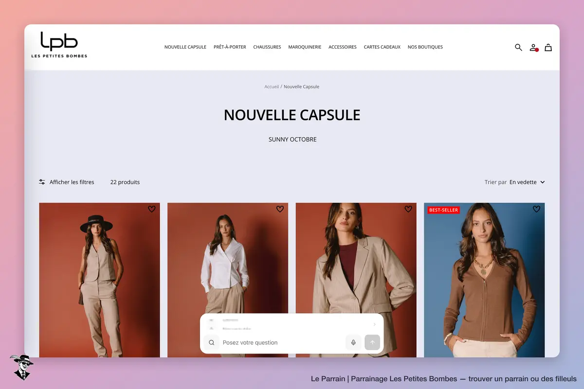 Page catégorie de Les Petites Bombes