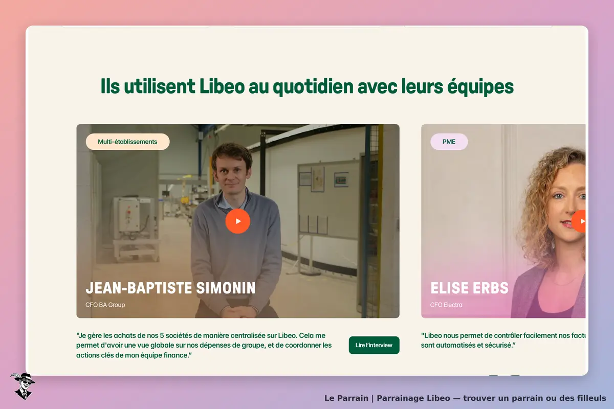 Capture d'écran de Libeo
