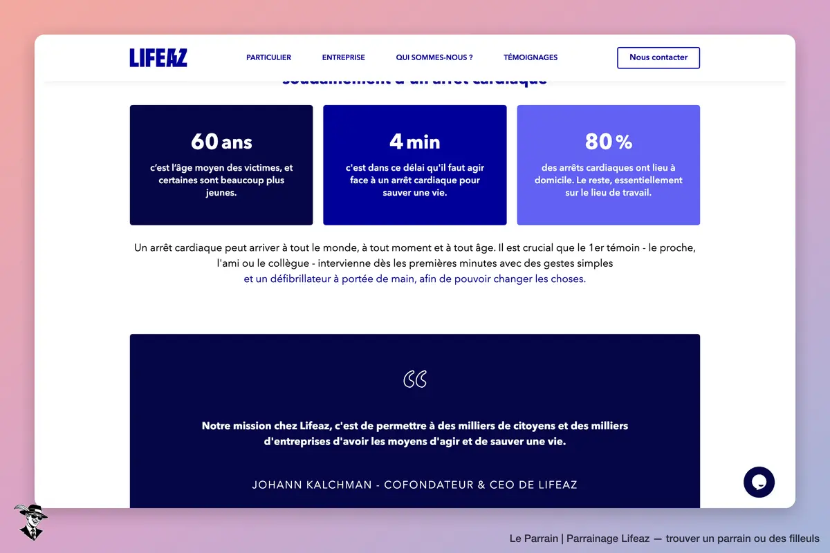 Capture d'écran de Lifeaz