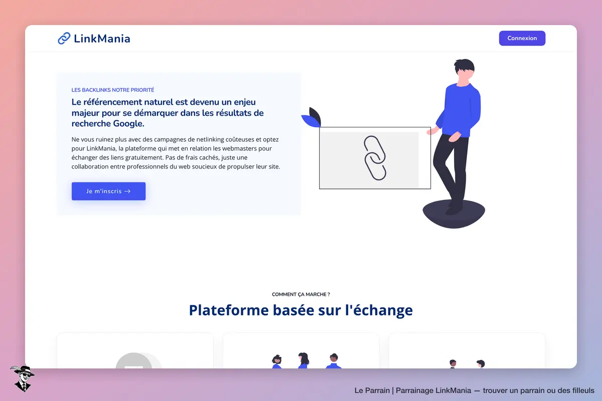 Capture d'écran de LinkMania