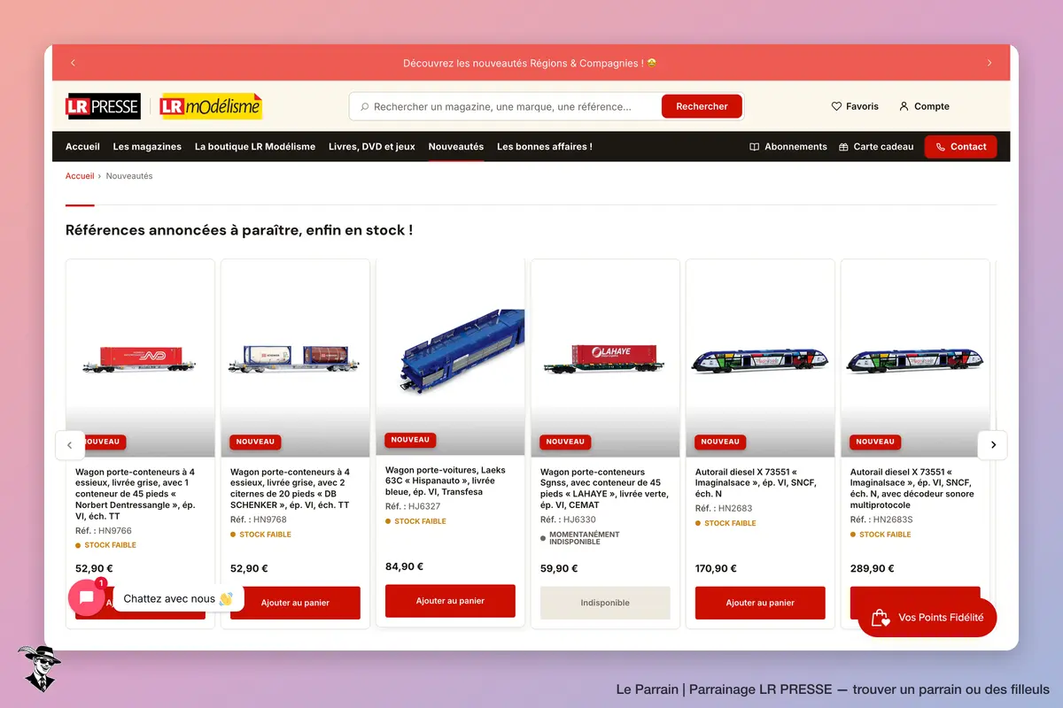 Page catégorie de LR PRESSE