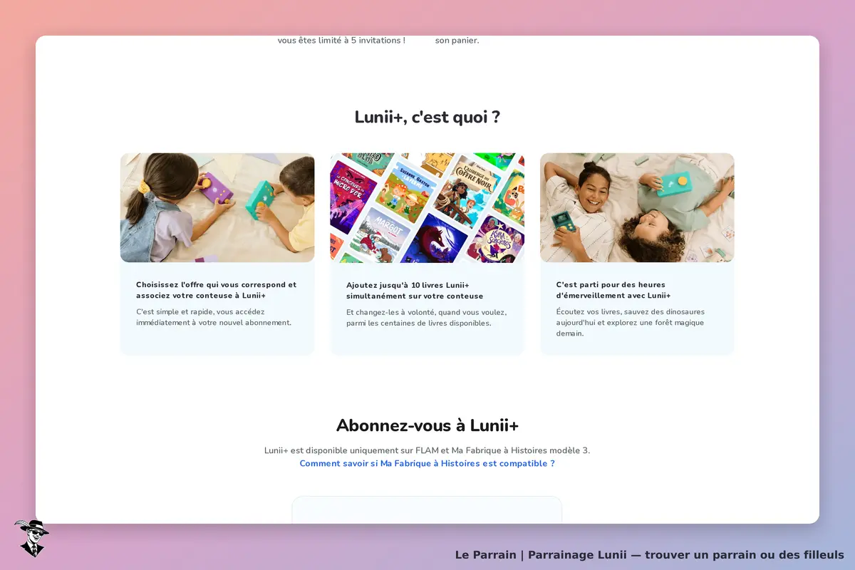 Lunii : présentation des offres et images de produits interactifs pour enfants