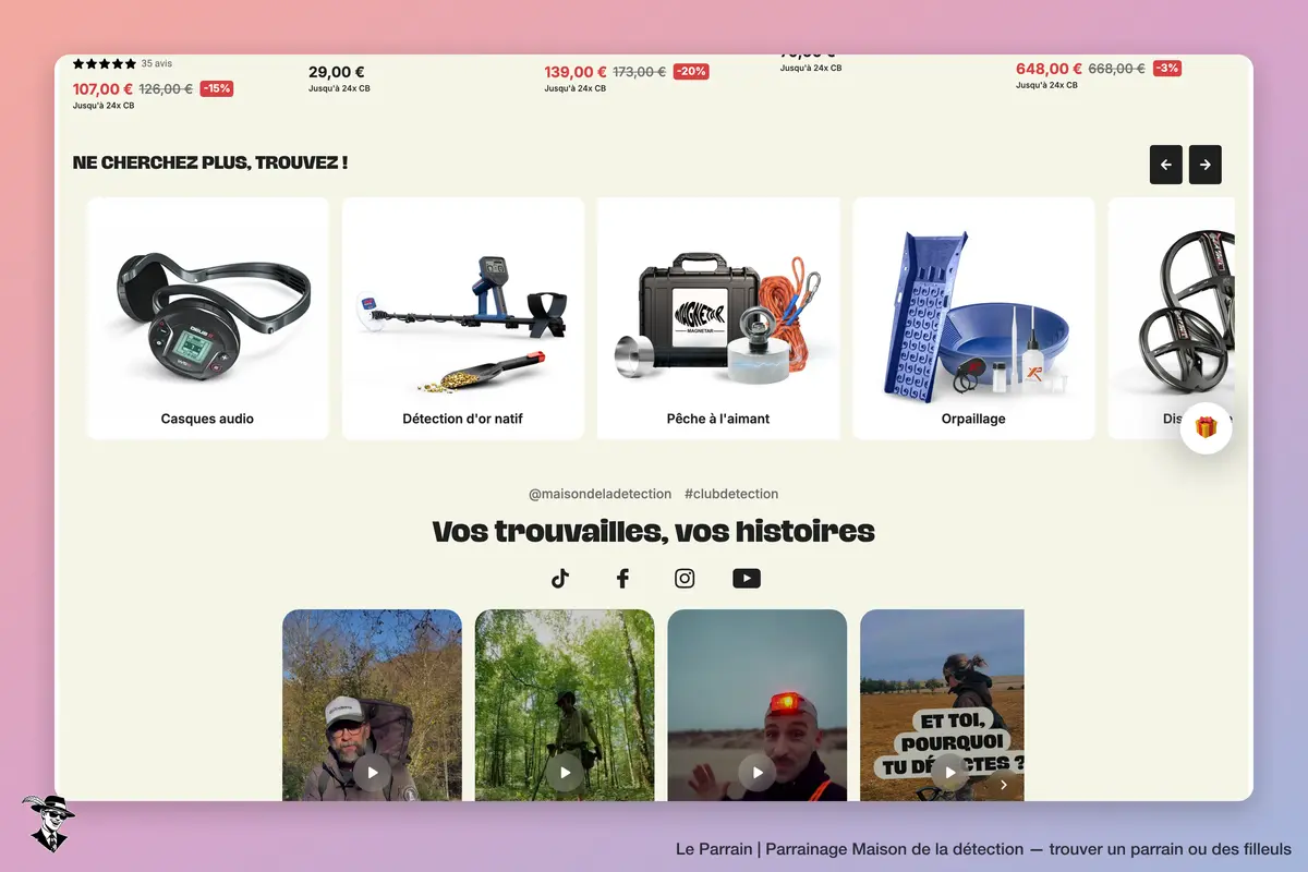 Capture d'écran de Maison de la détection