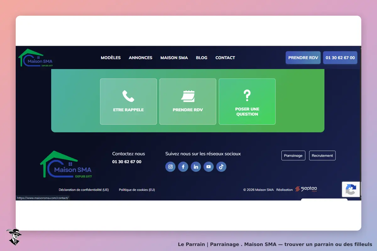 page oficiel