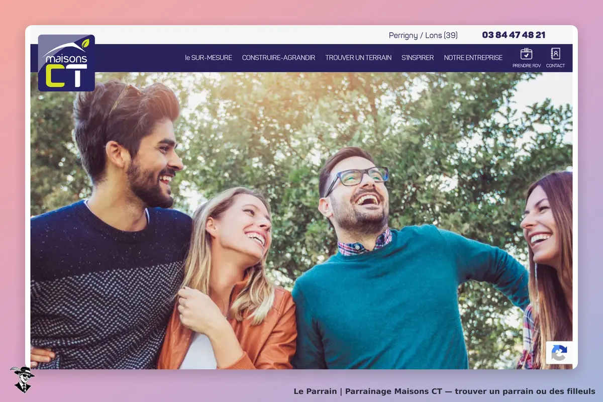 Page parrainage de Maisons CT