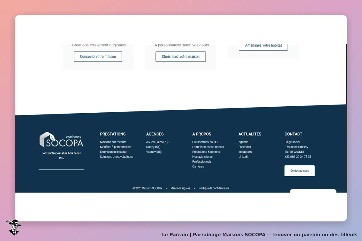 page oficiel