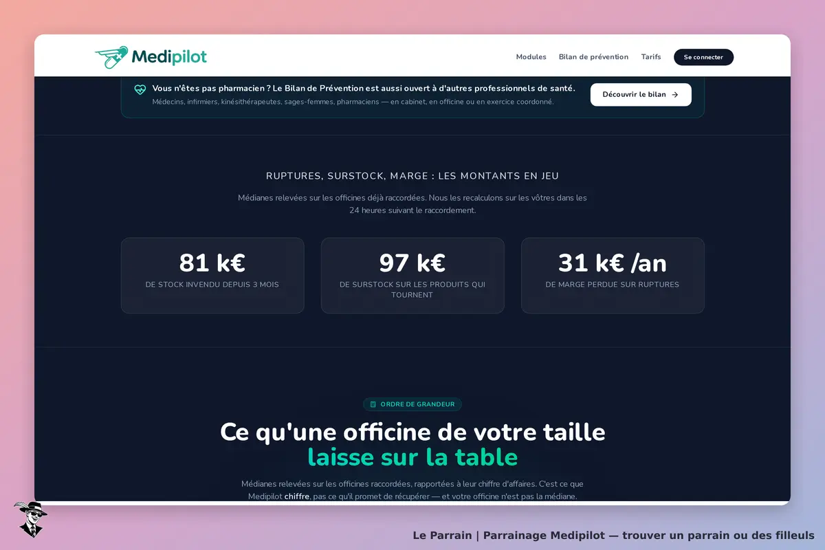 Capture d'écran de Medipilot