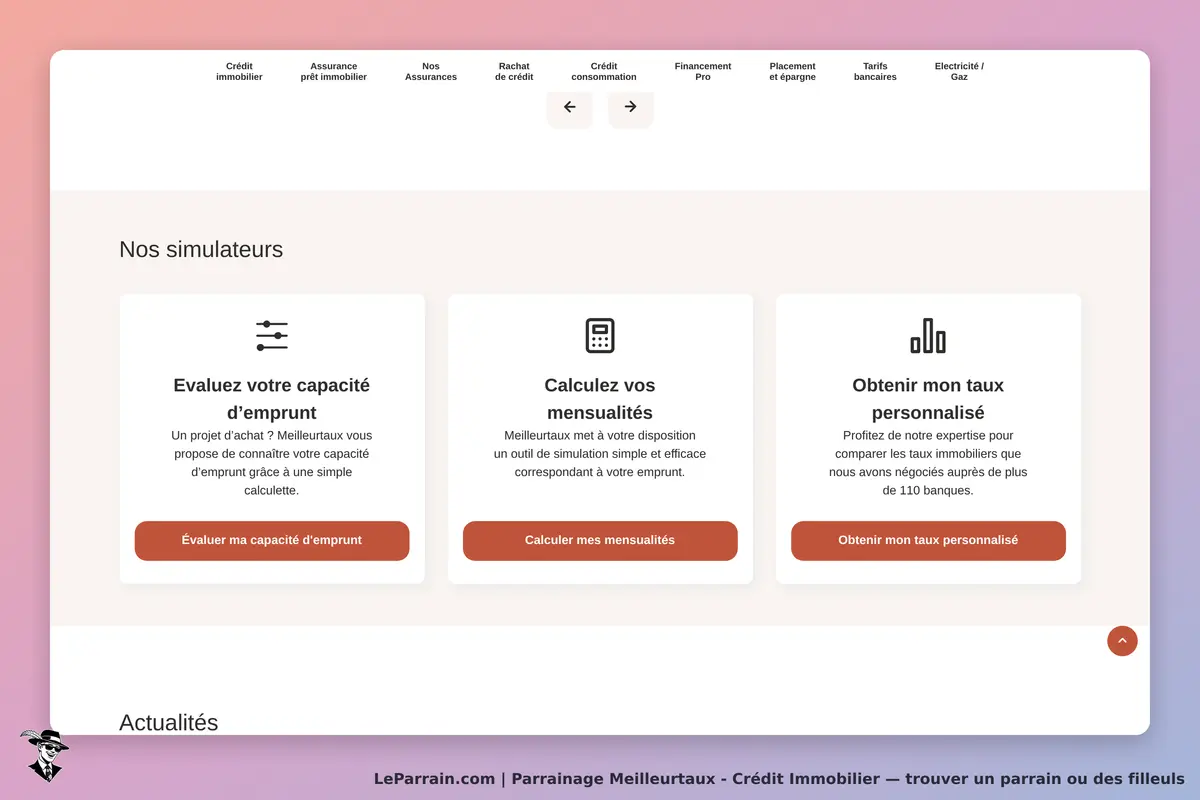 Simulateurs de crédit immobilier : évaluation, mensualités et taux personnalisés.