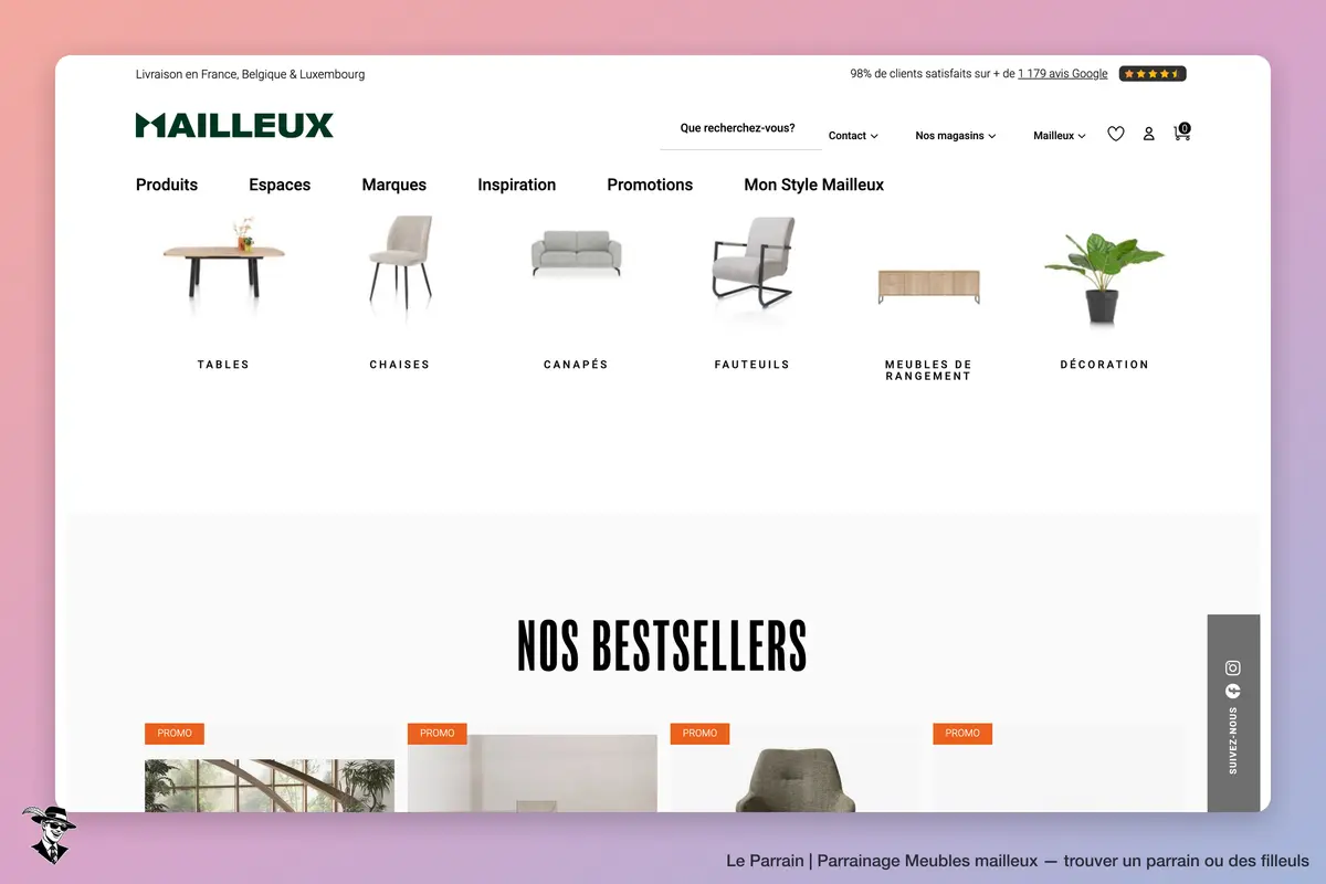 Capture d'écran de Meubles mailleux