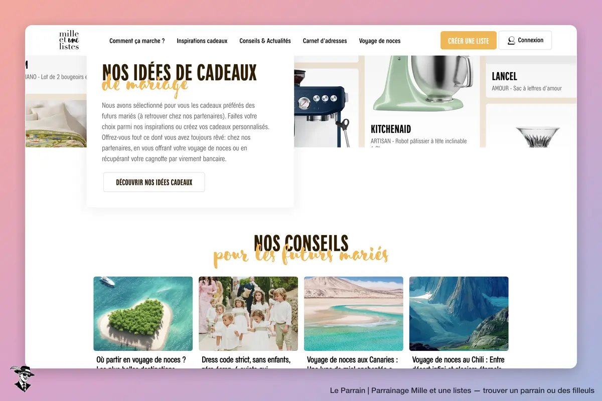Capture d'écran de Mille et une listes