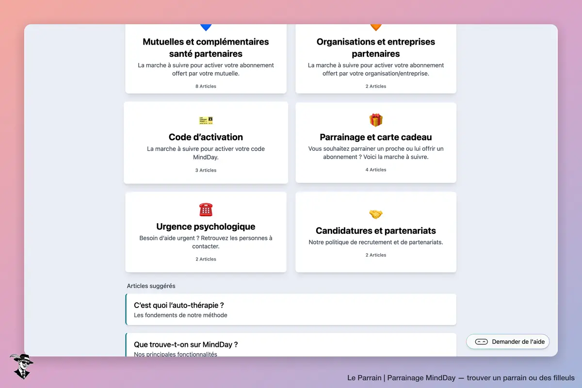 Capture d'écran de MindDay