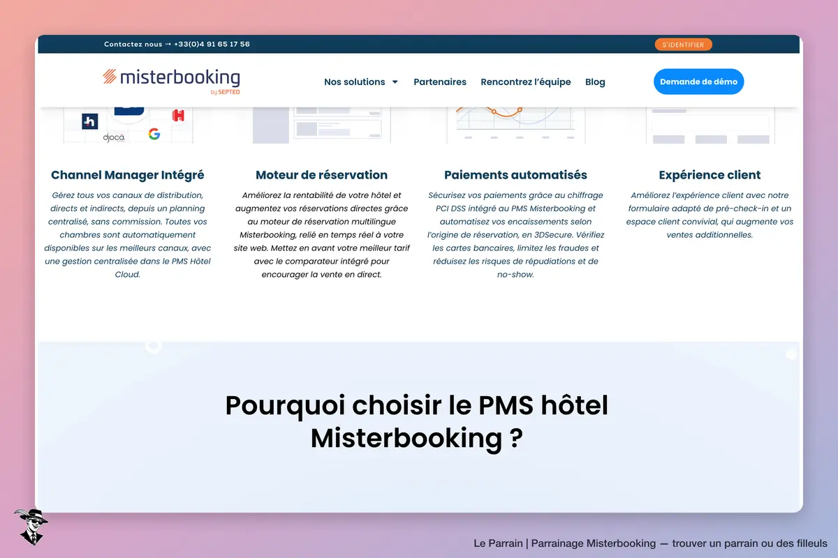 Capture d'écran de Misterbooking