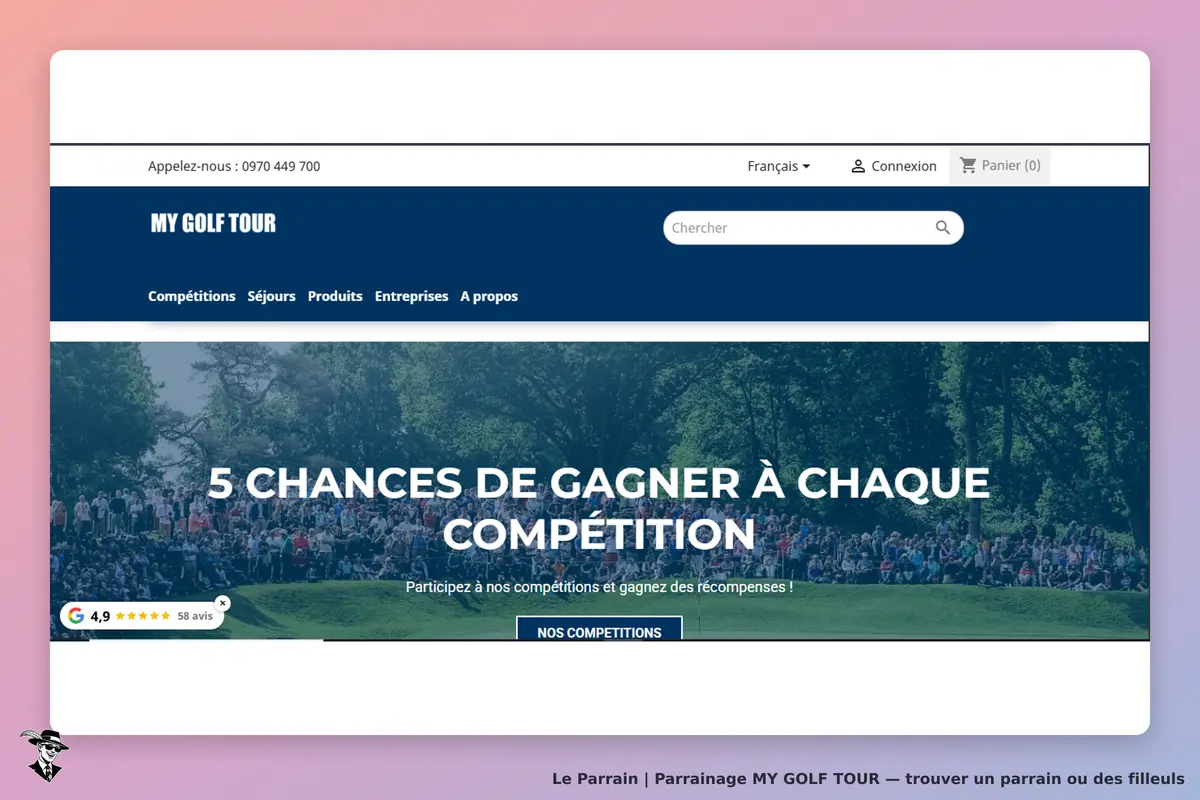 page oficiel
