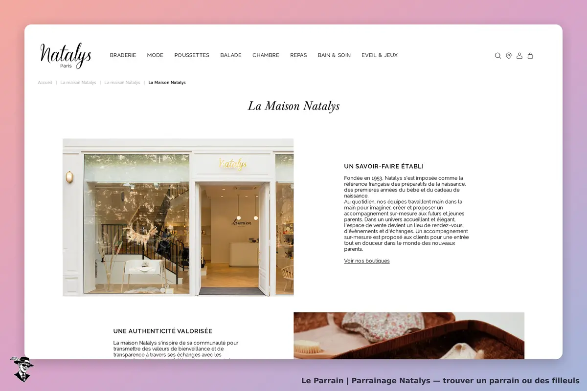 Page catégorie de Natalys