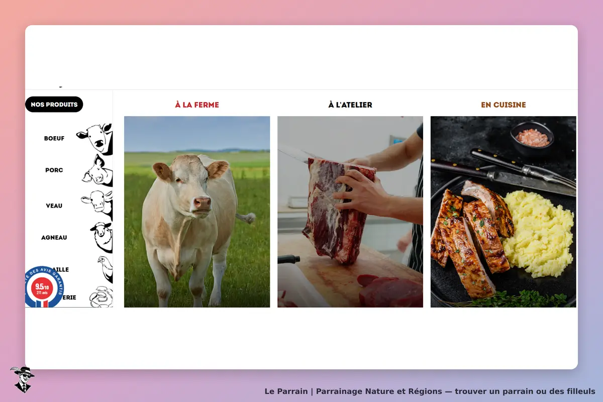 Nature et Régions : images de produits à la ferme, à l'atelier et en cuisine