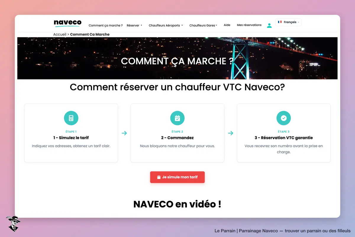 Capture d'écran de Naveco