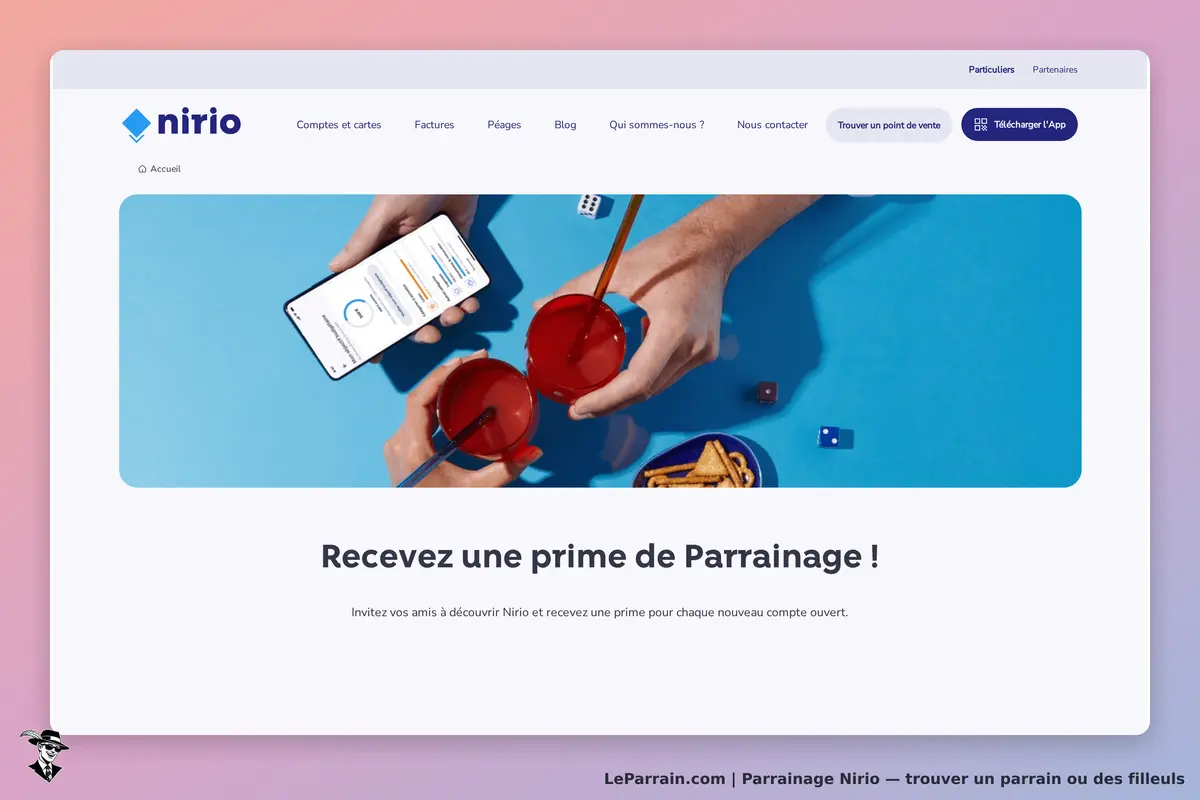 Nirio : deux personnes tenant des verres avec des boissons, un téléphone et des snacks sur une