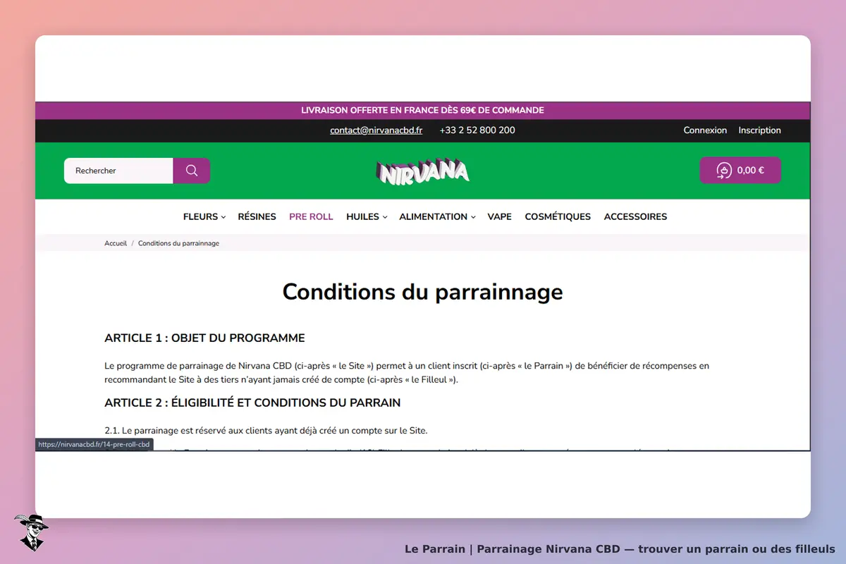 condition parrainage