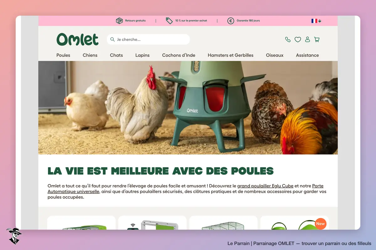 Page catégorie de OMLET