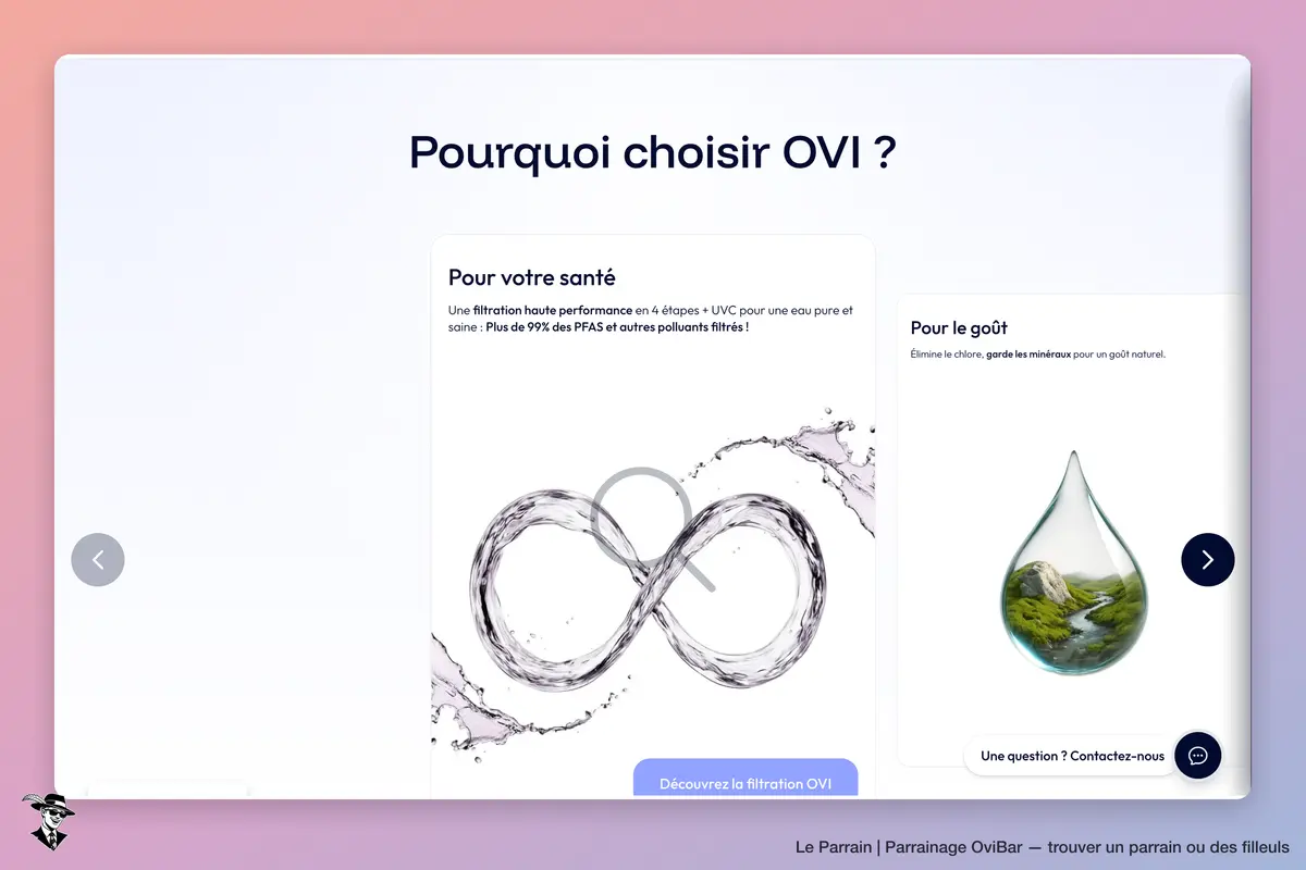 Capture d'écran de OviBar