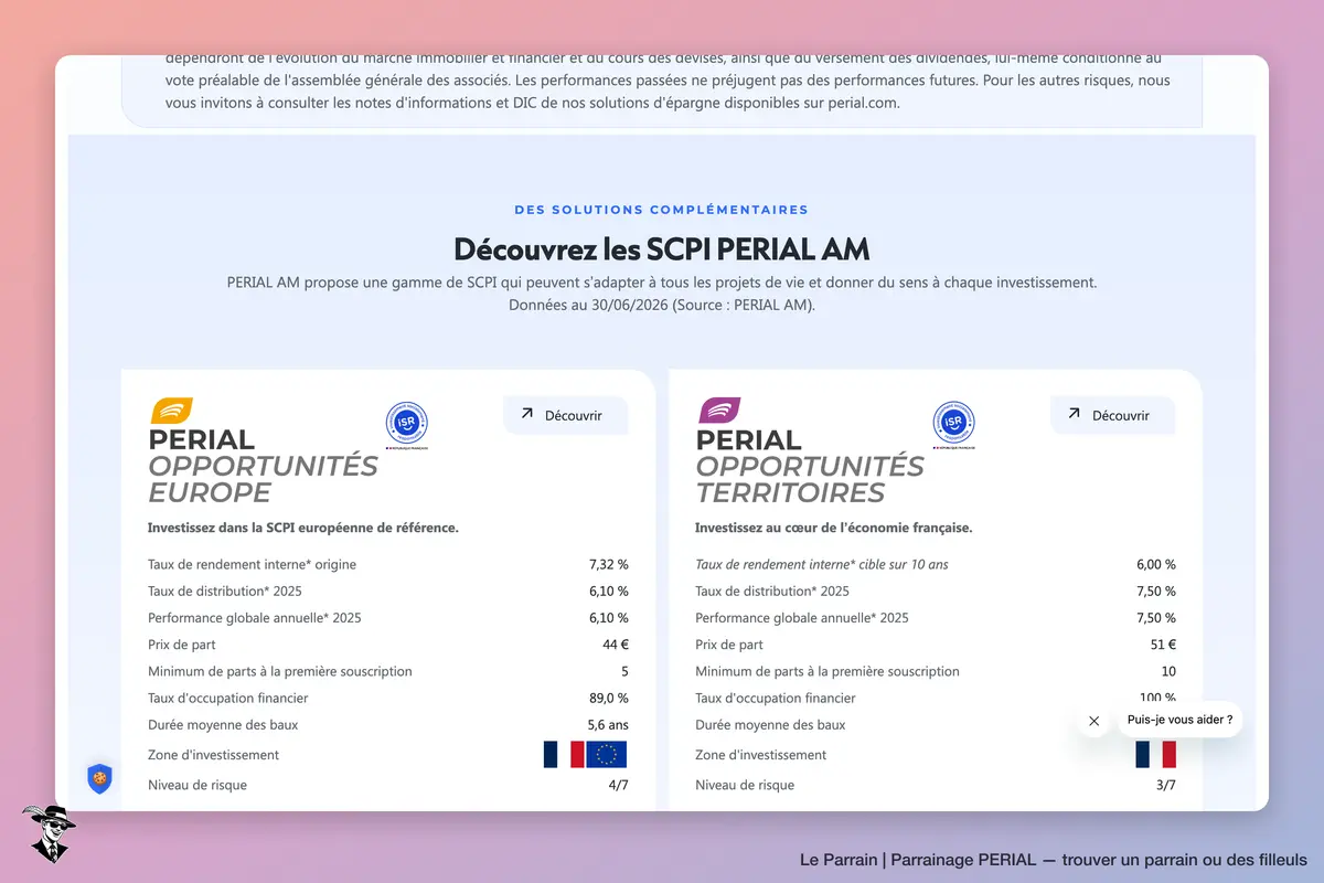 Capture d'écran de PERIAL