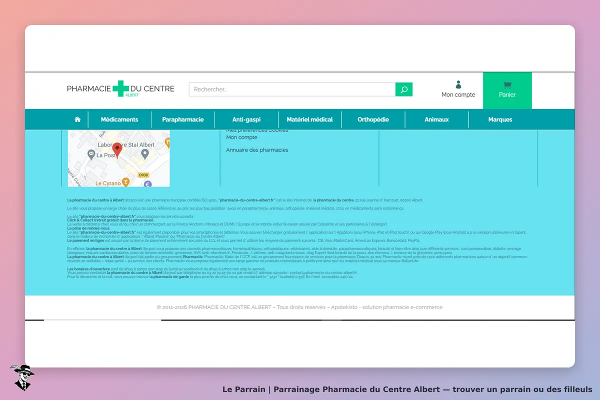 page oficiel