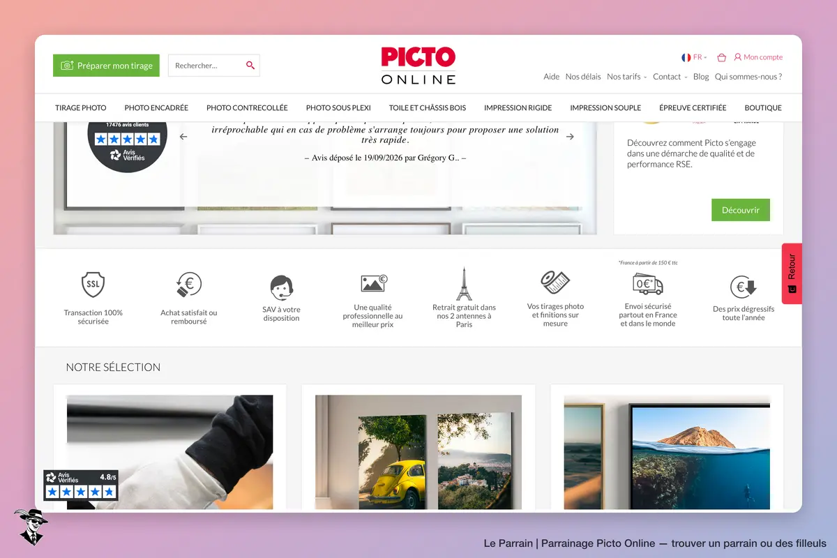 Capture d'écran de Picto Online
