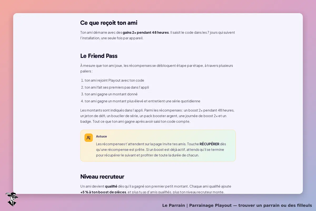 Capture d'écran de Playout