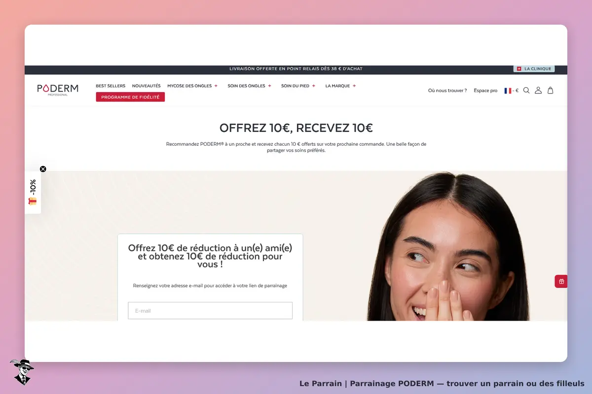 Page parrainage de PODERM
