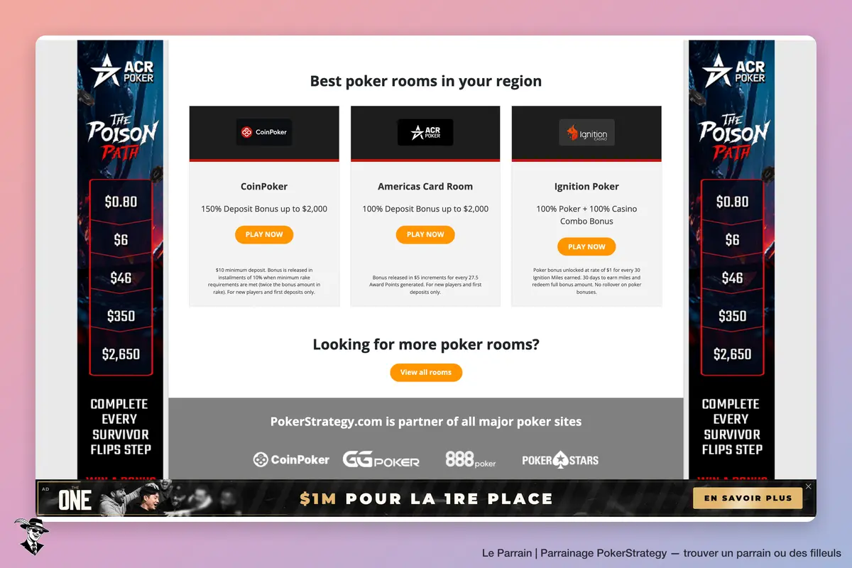 Capture d'écran de PokerStrategy