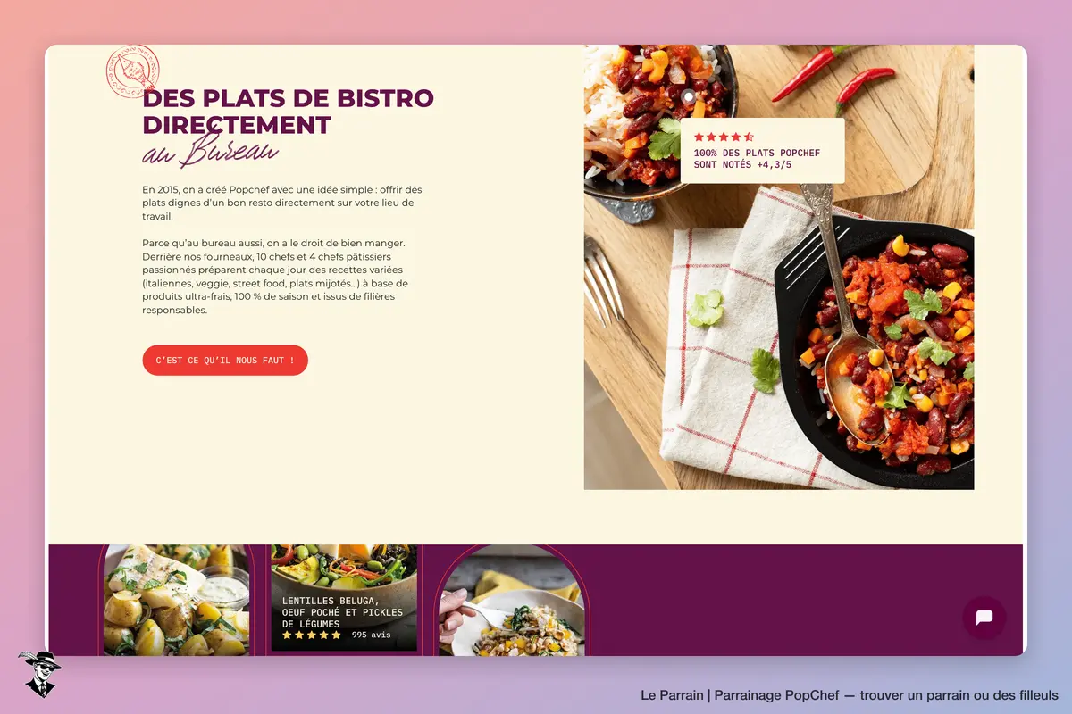Capture d'écran de PopChef