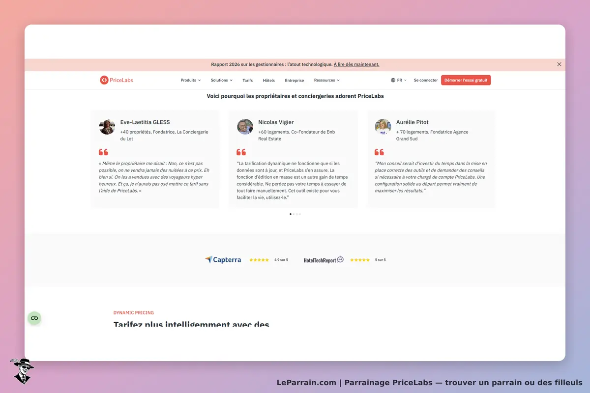 PriceLabs : témoignages de clients sur l'utilisation des services et outils de PriceLabs