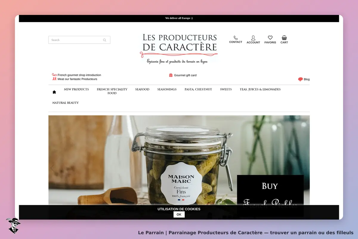 Capture d'écran de  Producteurs de Caractère