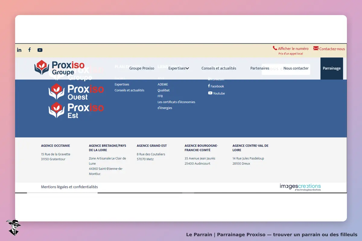page oficiel