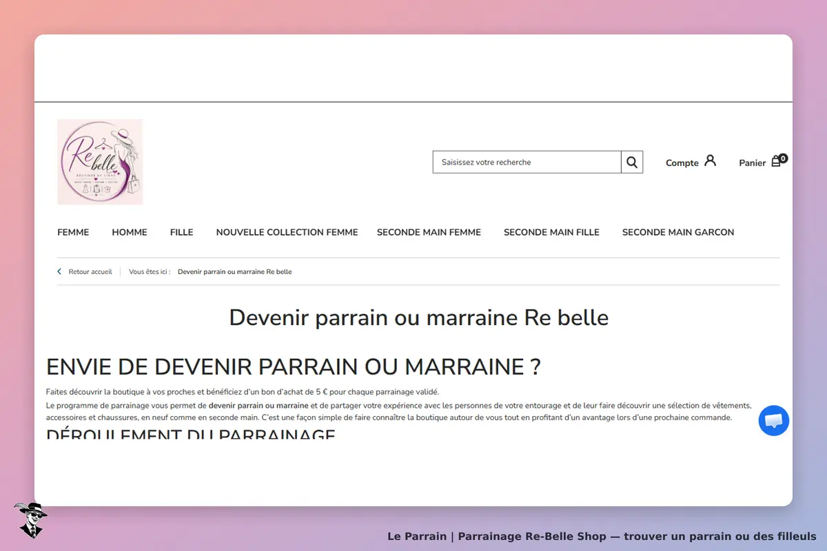 condition parrainage